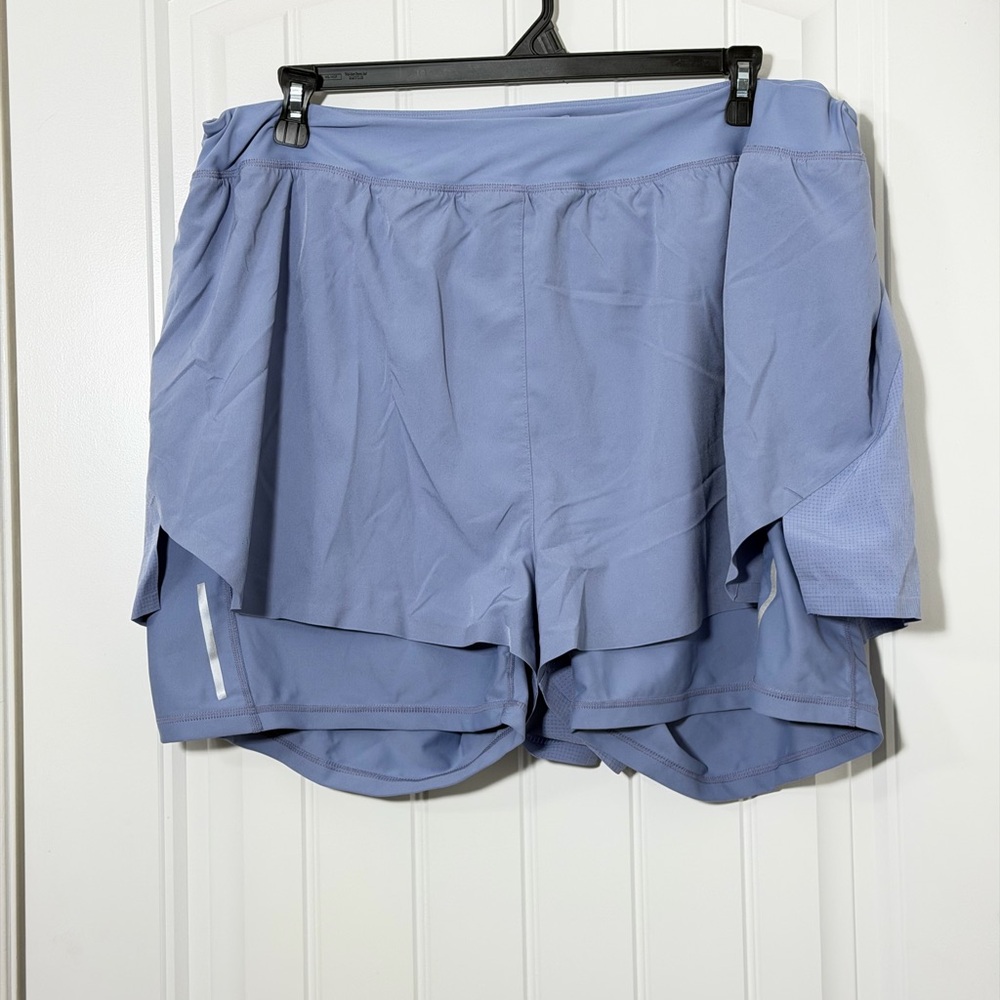 Old Navy 3X Layered Shorts in Periwinkle